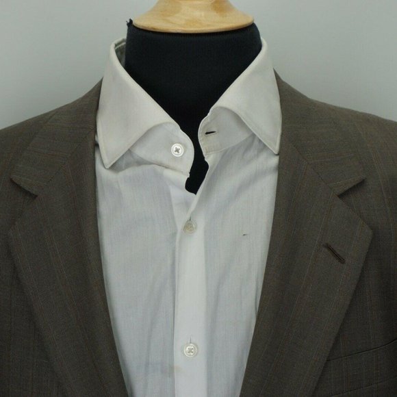 Brioni Gray Multicolor Wool Mohair Sport Coat
